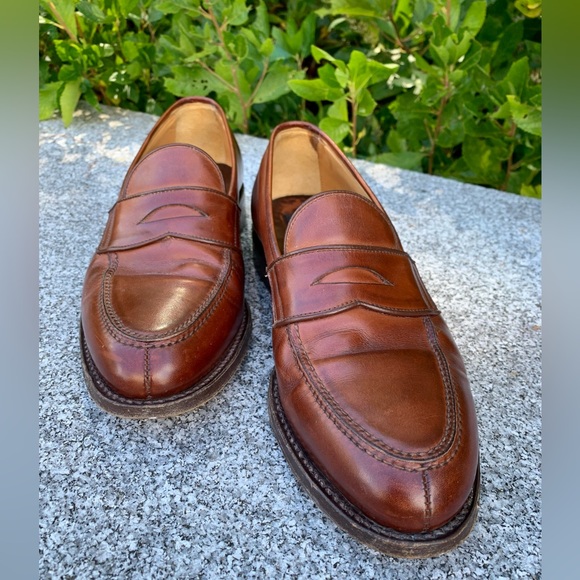 TO BOOT NEW YORK ADAM DERRICK RICH BROWN LEATHER PENNY LOAFER, ITALY, 10 - Picture 3 of 16